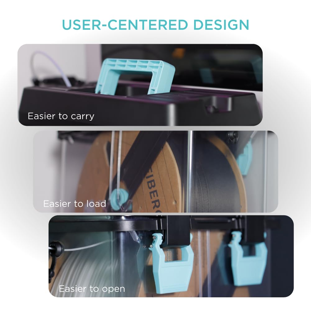 Polymaker PolyDryer Box XL 2-Pack Sealed Filament Storage Box, Fits up to 3kg Spools, Print Without Breaking the Seal, Compatible with 1.75/2.85/3.00mm Filament