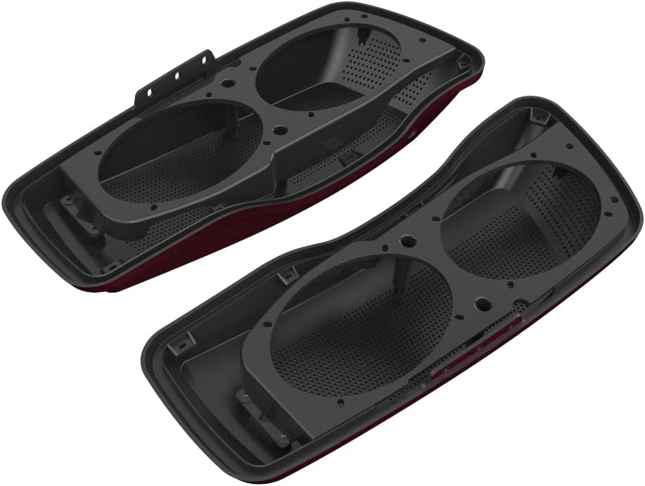 Advanblack Mysterious Red Sunglo Saddlebag Dual 6x9 Speaker lids, Audio Covers Fit for H-D Touring, Road Glide, Street Glide Special, Road King, 2014 2015 2016 2017 2018 2019 2020 2021 2022 2023