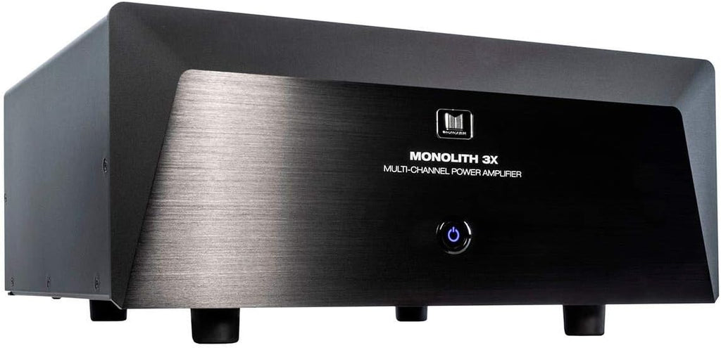 Monolith Multi-Channel Home Theater Power Amplifier - with 3x200 Watt Per Channel Into 8 Ohms, XLR and RCA Inputs, Toroidal Transformer
