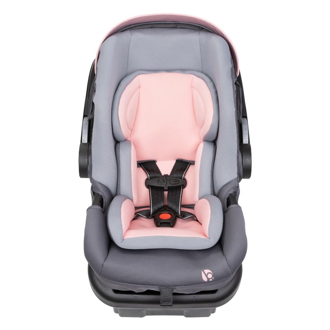 Baby Trend Secure-Lift Infant Car Seat, Madrid Pink – Compact Lightweight Carrier, Infant Comfort Cushioning, Adjustable Harness Fit