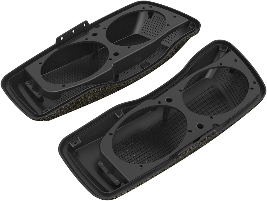 Advanblack Saddlebag Dual 6x9 Speaker lids, Audio Covers Fit for H-D Touring, Road Glide, Street Glide Special, Road King, 2014 2015 2016 2017 2018 2019 2020 2021 2022 2023
