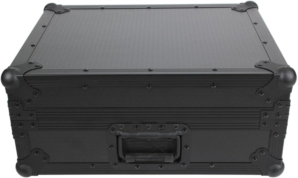 ProX T-TTBL Turntable Travel Case, Pro Audio Foam Kit, Universal Style, Black on Black