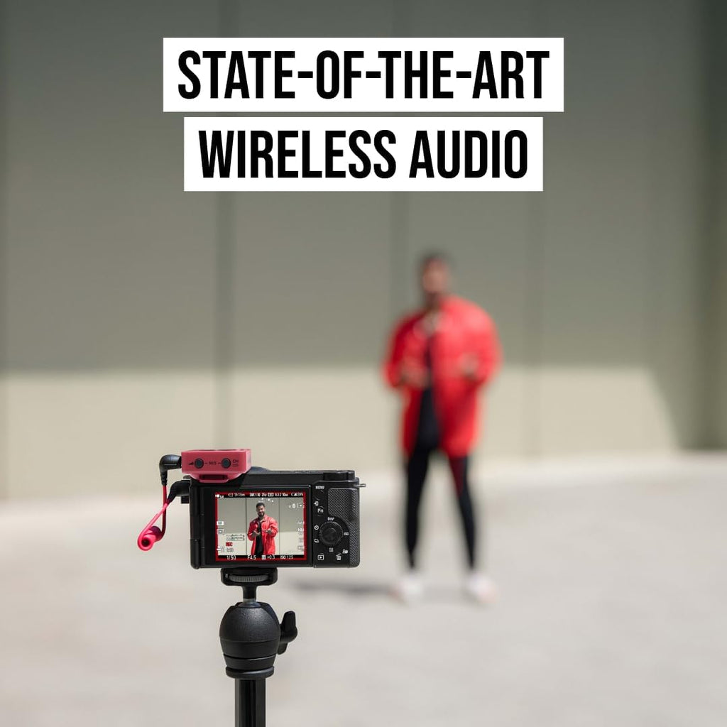 RØDE Wireless GO (Gen 3) – Compact Wireless Mic – Pristine Audio, 32-bit Float Recording, Automatic Level Control, for Phones, Cameras and Computers (Rose)