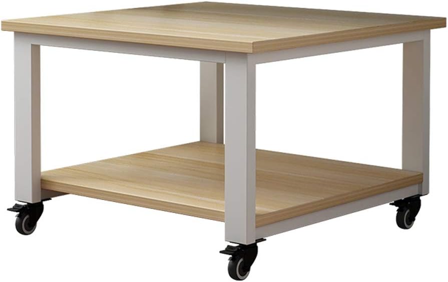 Printer Stand Easy to Move Printer Stand Super Load Printer Desk Under Desk Printer Stand with 4 Wheels for Mini 3D Printer for Home,Office/White-B/50 * 40 * 28Cm (White a)