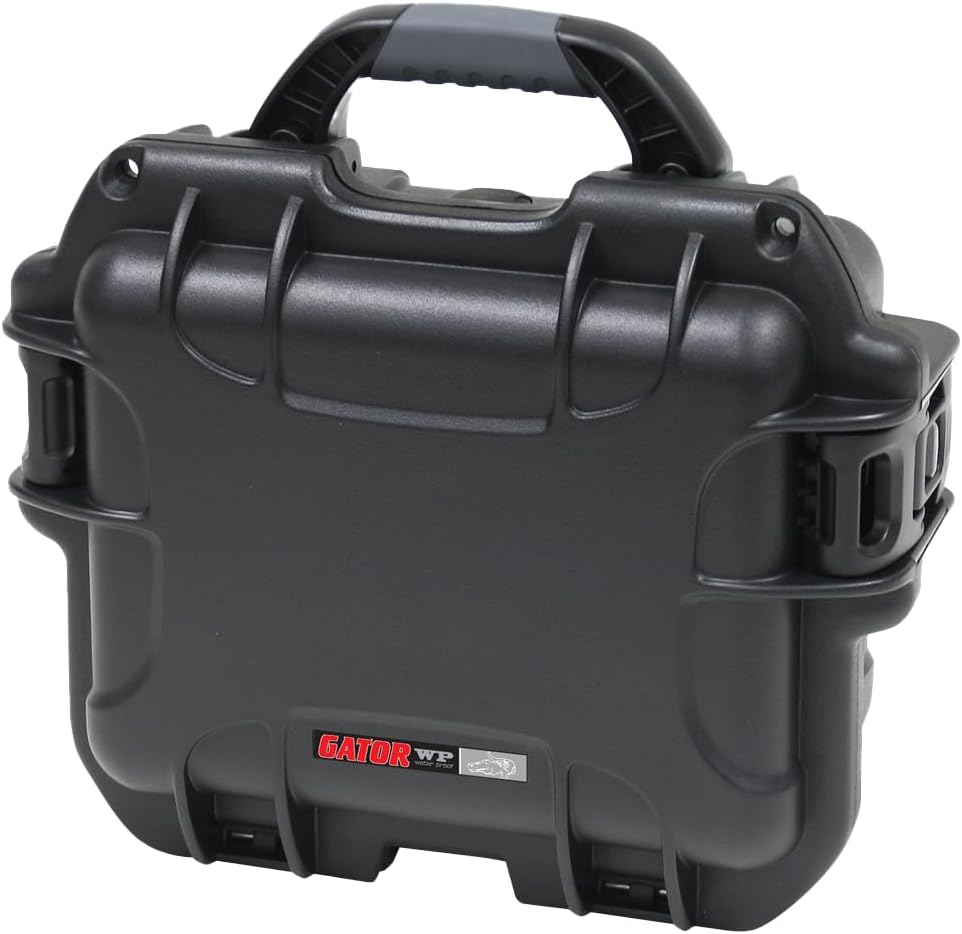 Gator Cases Titan Series Waterproof Utility/Equipment Case with Diced Foam Insert, 9.4' x 7.4' x 5.5' (GU-0907-05-WPDF)