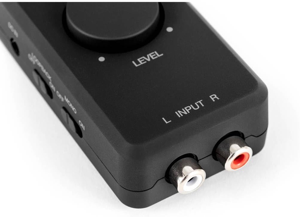 IK Multimedia iRig Stream stereo audio interface for iPhone, iPad, Mac, iOS and PC with USB-C, Lightning and USB for 24-bit, 48 kHz recording from mixers and studio gear