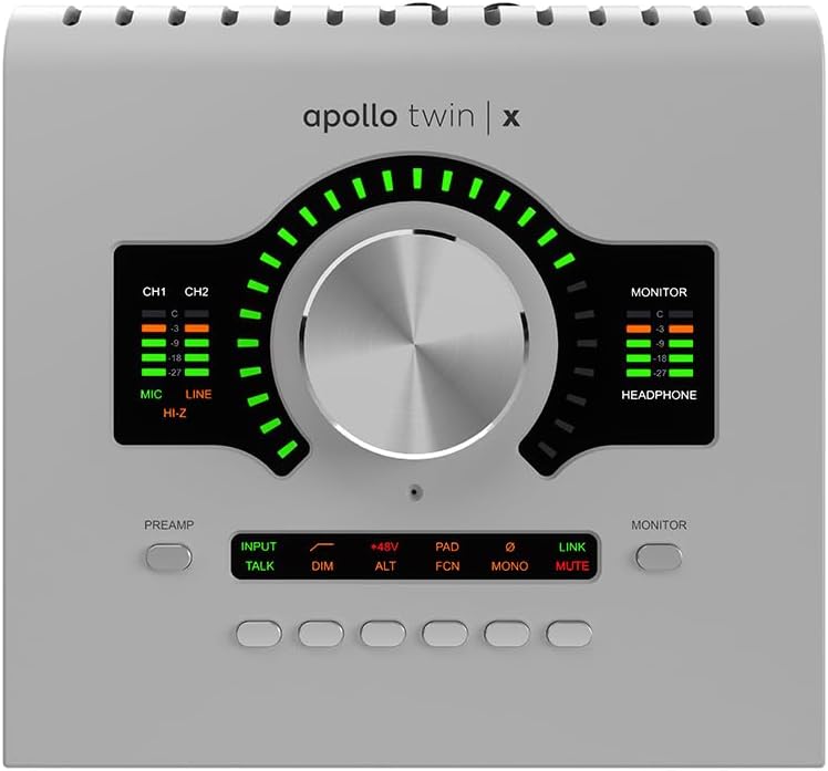 Universal Audio Apollo Twin X DUO Gen 2 Essentials + Edition Thunderbolt 3 Audio Interface