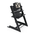 Stokke Tripp Trapp High Chair 2, Black - Includes Chair + Baby Set with Removable Harness for Children 6-36 Months - Adjustable, Ergonomic & Easy to Clean