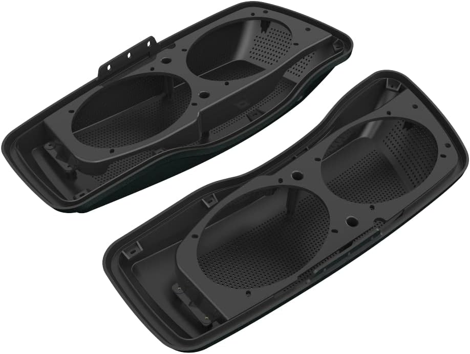 Advanblack Saddlebag Dual 6x9 Speaker lids, Audio Covers Fit for H-D Touring, Road Glide, Street Glide Special, Road King, 2014 2015 2016 2017 2018 2019 2020 2021 2022 2023