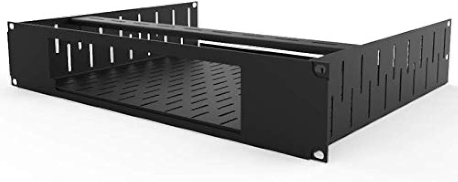 Penn Elcom Custom Media Rack Shelves Compatible with XBox One X model
