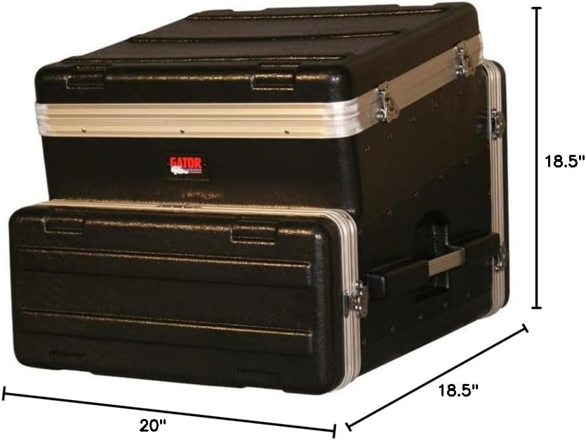 Gator 10U Top, 4U Side Console Audio Rack (GRC-10X4)
