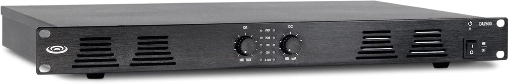 Pure Resonance Audio DA2500 Dual-Impedance 500W Rack Mount Power Amplifier