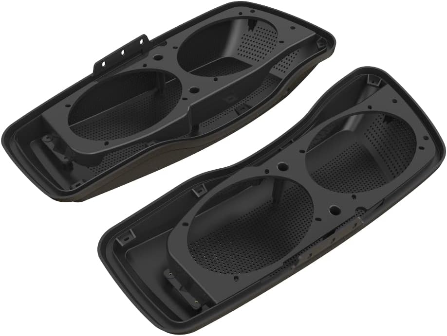 Advanblack Saddlebag Dual 6x9 Speaker lids, Audio Covers Fit for H-D Touring, Road Glide, Street Glide Special, Road King, 2014 2015 2016 2017 2018 2019 2020 2021 2022 2023