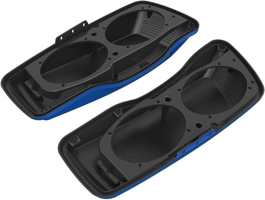 Advanblack Saddlebag Dual 6x9 Speaker lids, Audio Covers Fit for H-D Touring, Road Glide, Street Glide Special, Road King, 2014 2015 2016 2017 2018 2019 2020 2021 2022 2023