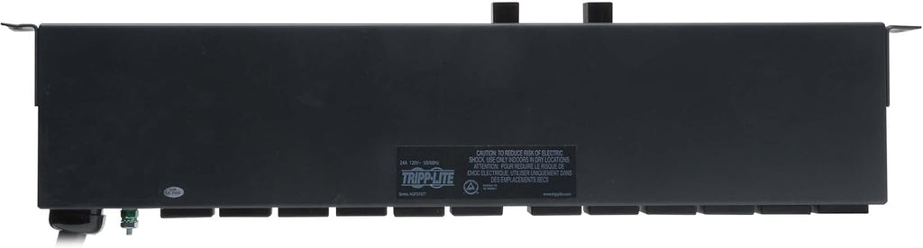 Tripp Lite 2.9kW Basic Rackmount PDU with Isobar Surge Protection, 120V, 3840 Joules, 12 Outlets Standard 5-15/20R, 15 ft / 4.5M L5-30P Power Cord, TAA Compliant, 5-Year Warranty (PDUH30-ISO)