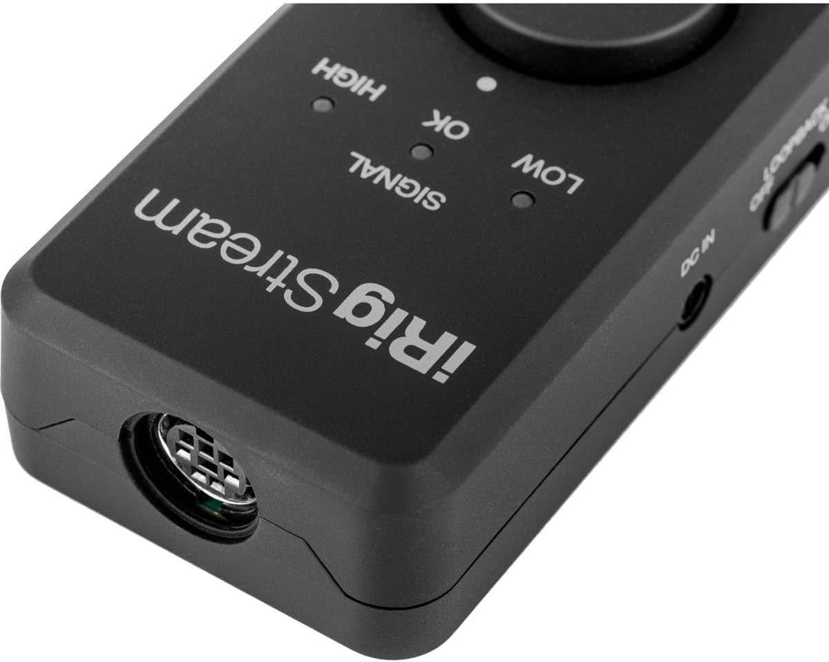 IK Multimedia iRig Stream stereo audio interface for iPhone, iPad, Mac, iOS and PC with USB-C, Lightning and USB for 24-bit, 48 kHz recording from mixers and studio gear