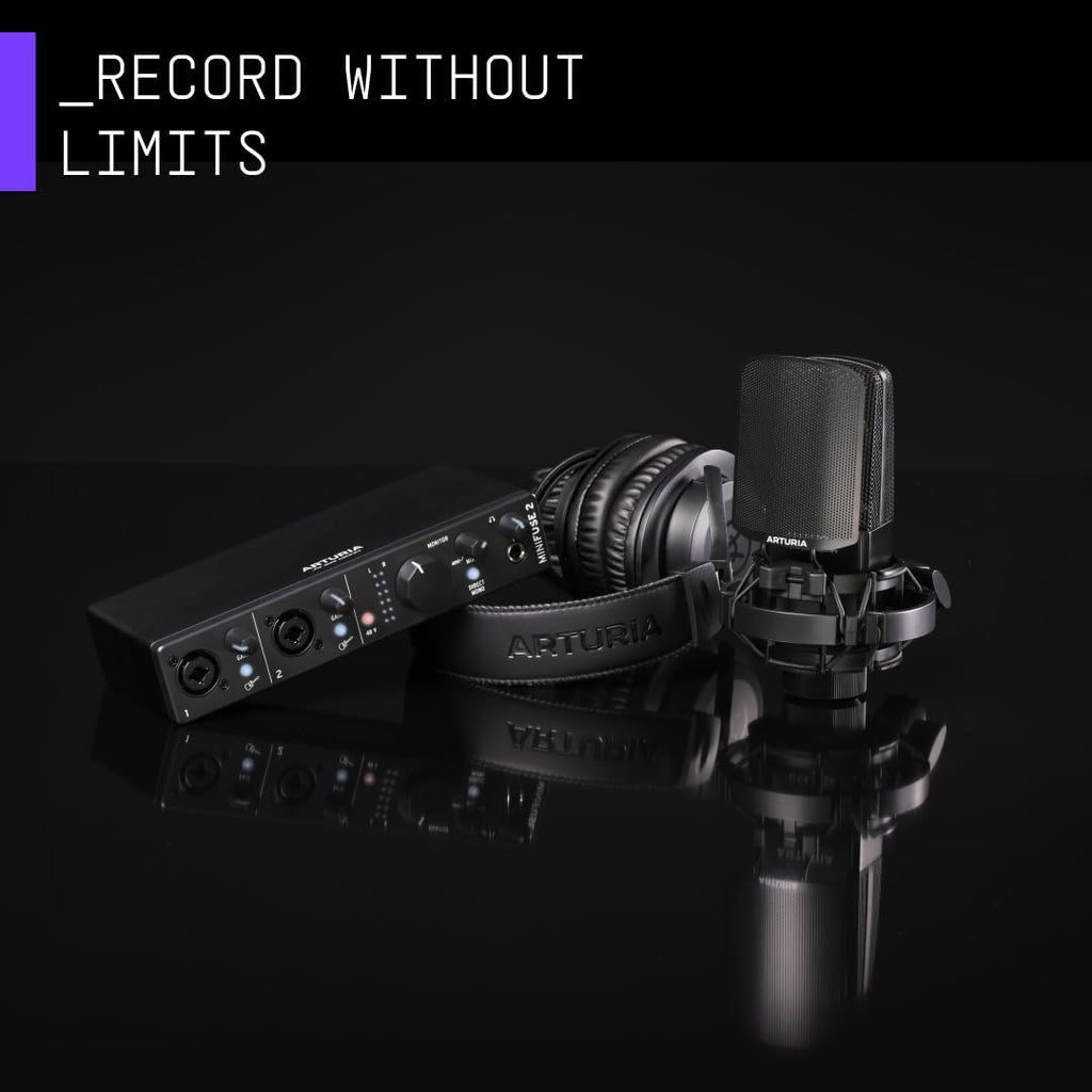 Arturia MiniFuse 2 Recording Pack - Black