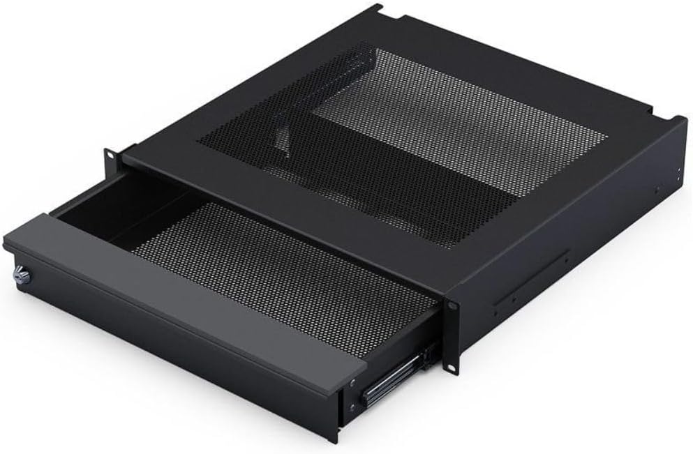 Penn Elcom 2U Laptop Security Drawer for Audio/IT/AV/DJ Racks EX-6302B