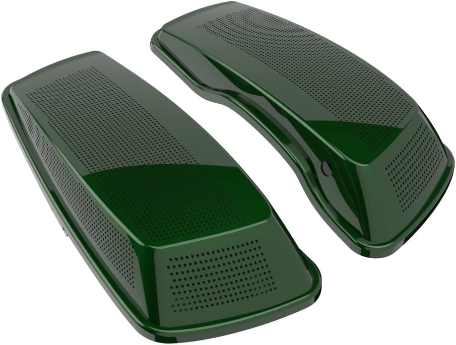 Advanblack Saddlebag Dual 6x9 Speaker lids, Audio Covers Fit for H-D Touring, Road Glide, Street Glide Special, Road King, 2014 2015 2016 2017 2018 2019 2020 2021 2022 2023