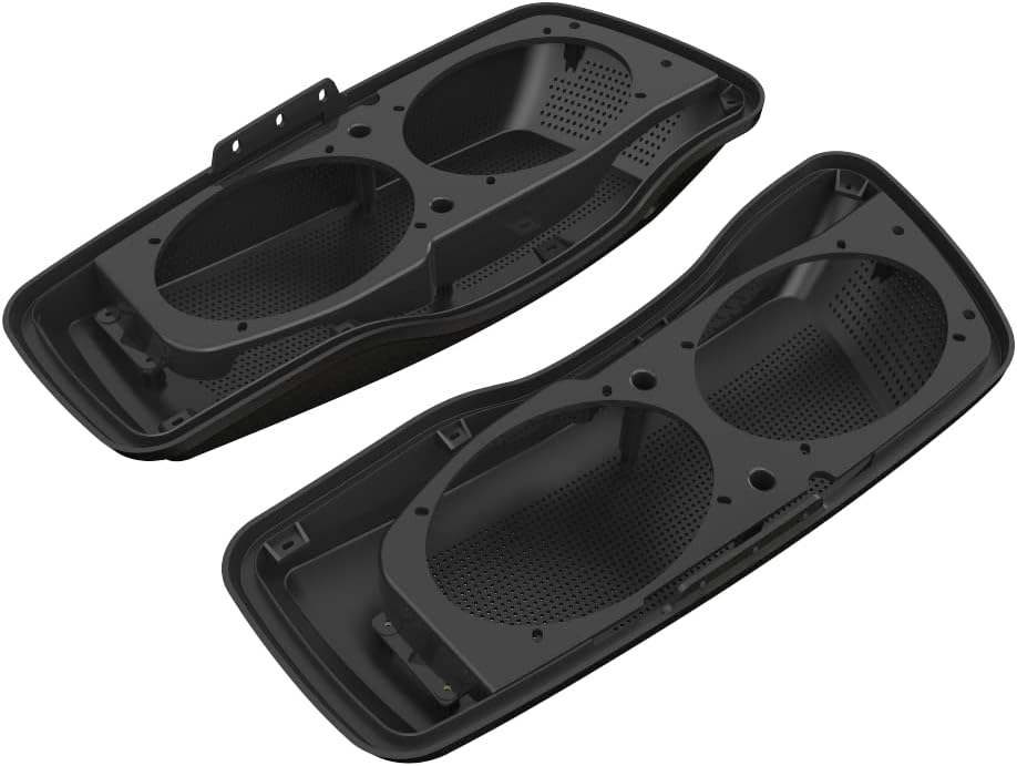 Advanblack Saddlebag Dual 6x9 Speaker lids, Audio Covers Fit for H-D Touring, Road Glide, Street Glide Special, Road King, 2014 2015 2016 2017 2018 2019 2020 2021 2022 2023