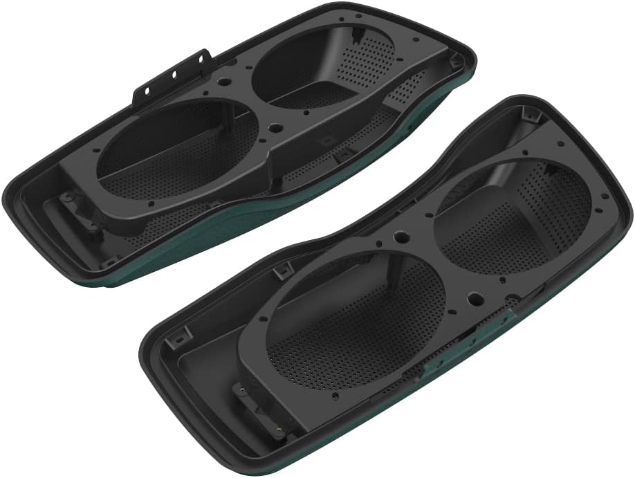 Advanblack Saddlebag Dual 6x9 Speaker lids, Audio Covers Fit for H-D Touring, Road Glide, Street Glide Special, Road King, 2014 2015 2016 2017 2018 2019 2020 2021 2022 2023