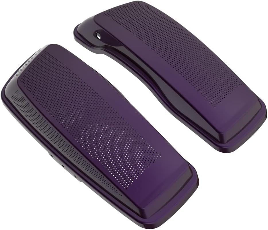 Advanblack Saddlebag Dual 6x9 Speaker lids, Audio Covers Fit for H-D Touring, Road Glide, Street Glide Special, Road King, 2014 2015 2016 2017 2018 2019 2020 2021 2022 2023