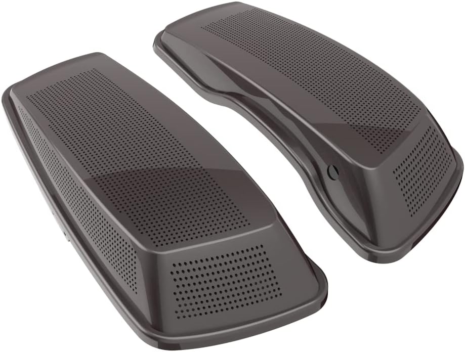 Advanblack Saddlebag Dual 6x9 Speaker lids, Audio Covers Fit for H-D Touring, Road Glide, Street Glide Special, Road King, 2014 2015 2016 2017 2018 2019 2020 2021 2022 2023