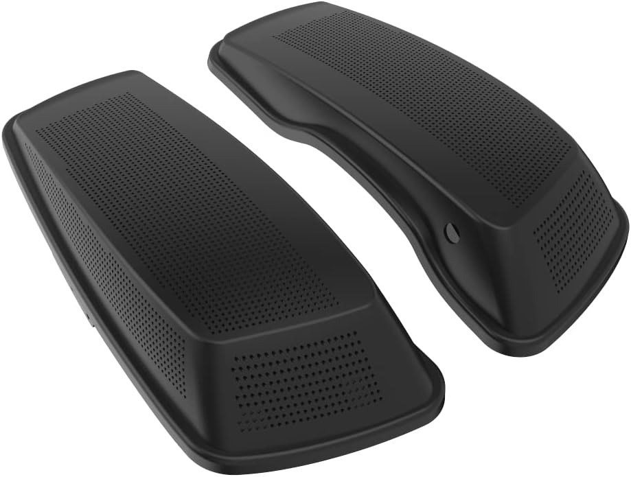 Advanblack Saddlebag Dual 6x9 Speaker lids, Audio Covers Fit for H-D Touring, Road Glide, Street Glide Special, Road King, 2014 2015 2016 2017 2018 2019 2020 2021 2022 2023