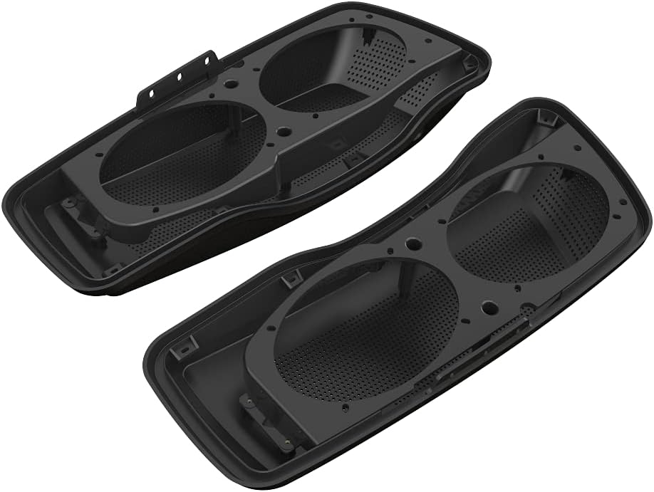 Advanblack Saddlebag Dual 6x9 Speaker lids, Audio Covers Fit for H-D Touring, Road Glide, Street Glide Special, Road King, 2014 2015 2016 2017 2018 2019 2020 2021 2022 2023