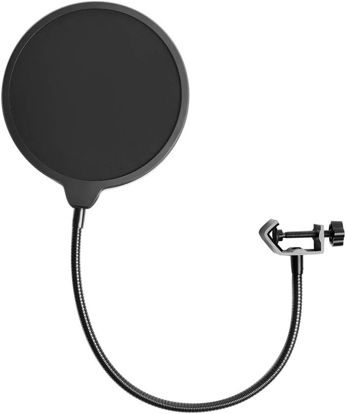 Focusrite Scarlett Solo Studio USB-C Audio Interface with Microphone and Headphones (4th Generation) Bundle with Clamp On Headphone Holder, Tripod Mic Stand + Boom, Kellopy Pop Filter & XLR Cable