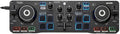 Hercules DJControl Starlight | Pocket USB DJ Controller with Serato DJ Lite, Touch-Sensitive Jog Wheels, Built-in Sound Card and Built-in Light Show