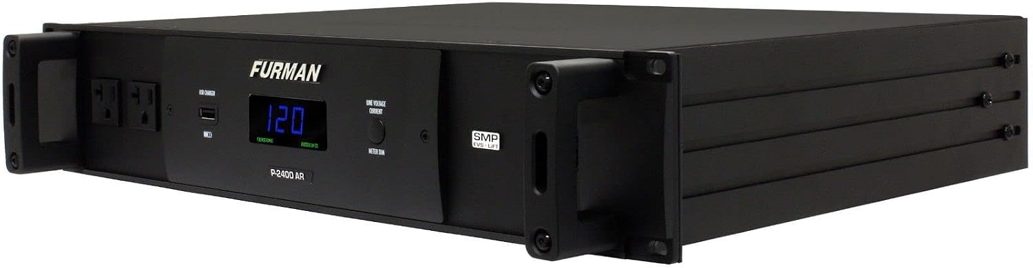 Furman P-2400 AR Power Conditioner True RMS Voltage Regulation Delivers Stable Voltage Output