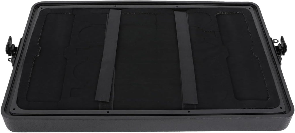 6U Rack Case, Dust-Proof 6U Rack Case with Microphone Storage Compartments, Countertop Rectangular 6U Rack Case with Practical Handle for Equalizers, Amplifiers, Speakers, Audio Equipment