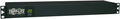 Tripp Lite Metered PDU, 20A, 12 Outlets (5-15/20R), 120V, L5-20P / 5-20P, 110-127V Input, 15 ft. Cord, 1U Rack-Mount Power, 2 Year Warranty (PDUMH20) Black
