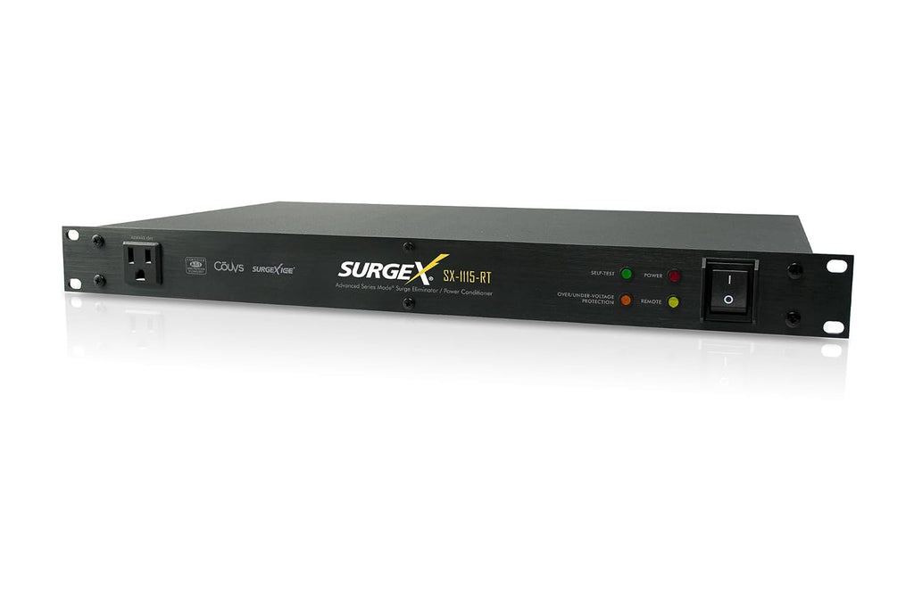 SurgeX SX-1115-RT Rack Mount Surge Eliminator & Power Conditioner w/Remote, 1RU