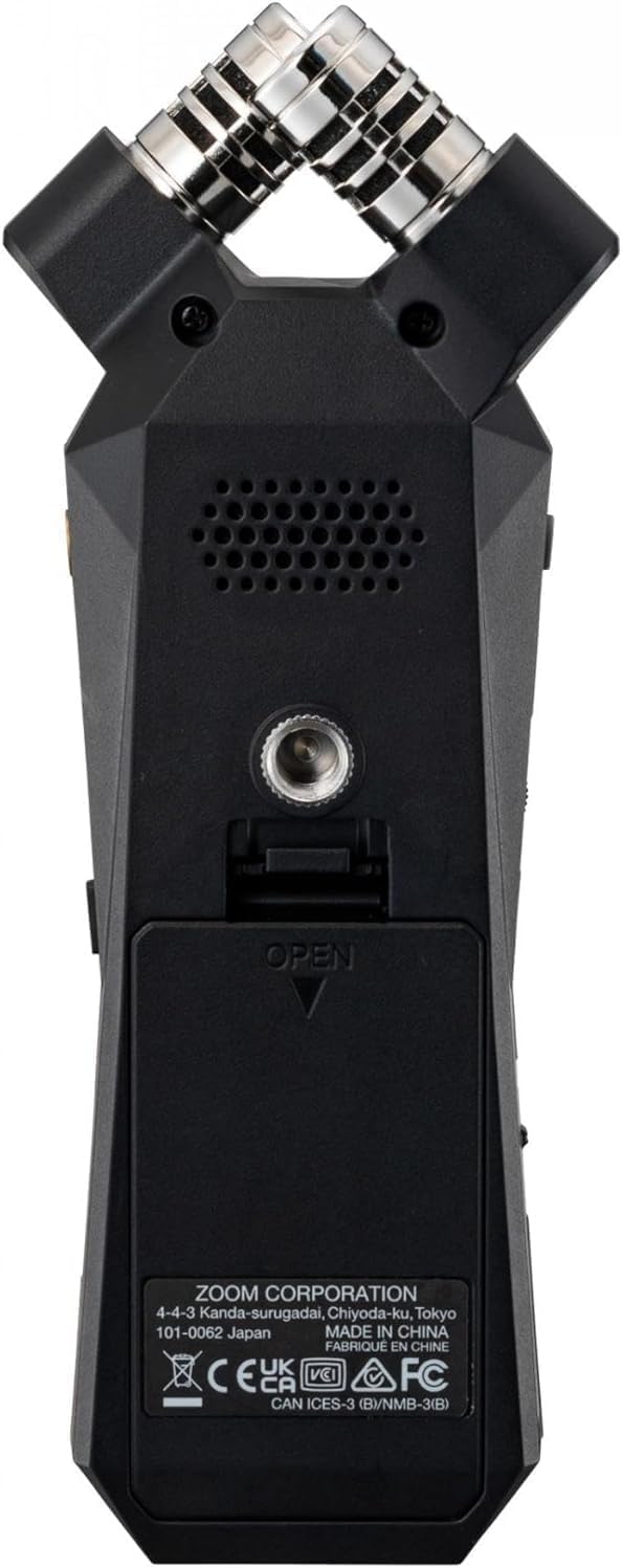 Zoom H1essential 2-Track 32-Bit Float Portable Audio Recorder Bundle with WSH-1E Hairy Windscreen