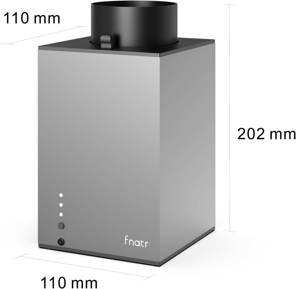 Ventilation System for Bambu Lab A1 & A1 Mini Enclosure, Works with Bambu Lab P2S/P1S/H2D, Fume & Odor Extractor for 3D Printers, 5-Stage Filtration, Activated Carbon + HEPA Filter, 3 Speeds, V1