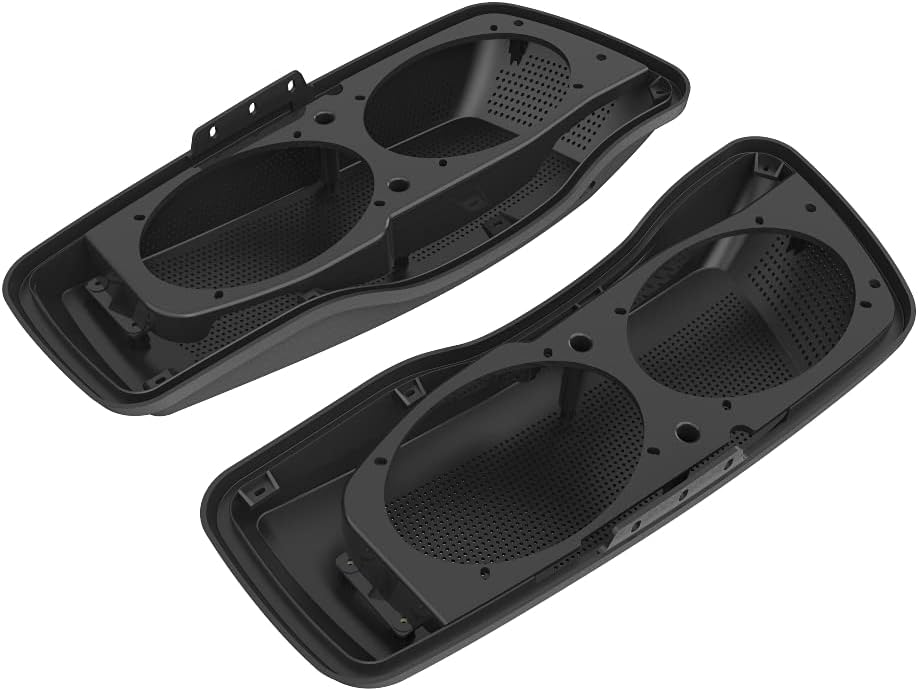 Advanblack Saddlebag Dual 6x9 Speaker lids, Audio Covers Fit for H-D Touring, Road Glide, Street Glide Special, Road King, 2014 2015 2016 2017 2018 2019 2020 2021 2022 2023