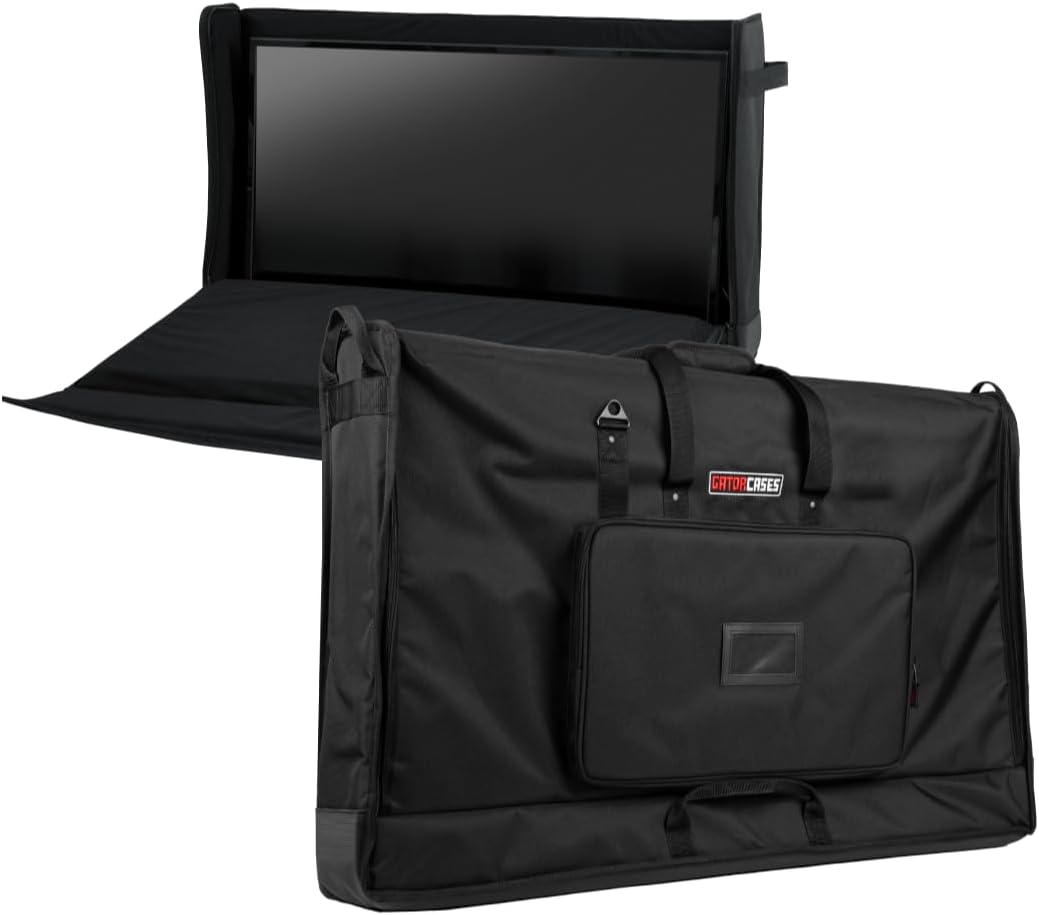 Gator Cases Padded Nylon Carry Tote Bag for Transporting LCD Screens, Monitors and TVs, 40' - 45' screen Size (G-LCD-TOTE-LG)
