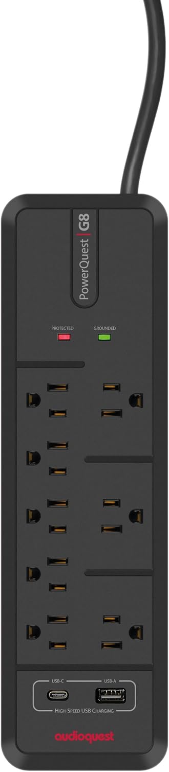 AudioQuest PowerQuest G8 – 8-Outlet Surge Protector