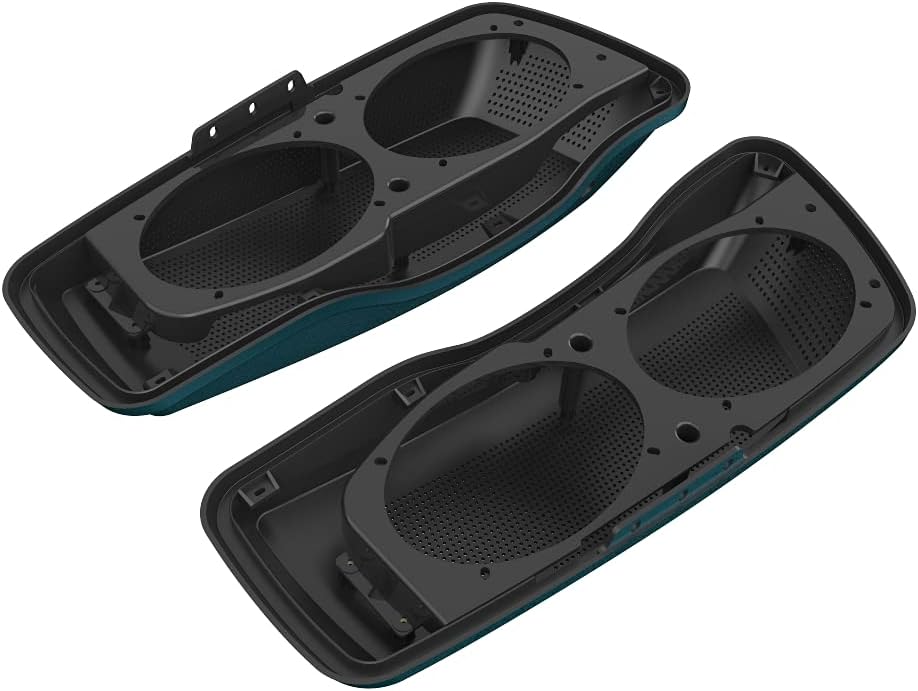 Advanblack Saddlebag Dual 6x9 Speaker lids, Audio Covers Fit for H-D Touring, Road Glide, Street Glide Special, Road King, 2014 2015 2016 2017 2018 2019 2020 2021 2022 2023