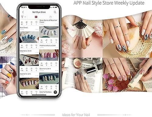 Automatic 3D Nail Art Printer Machine - WiFi/USB DIY Portable Nail Painting for Kids & Studios - Smart Design, Easy Use, Perfect for Home & Salon (Green)