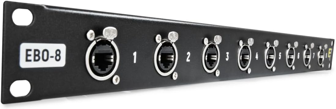 Elite Core EC-EBO8 8-Channel EtherCon Breakout Panel