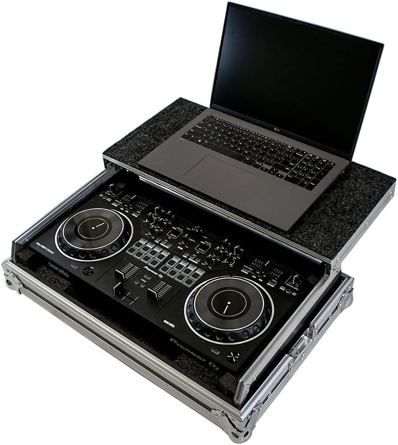 Harmony Audio Cases HCREV1LT DJ Case Fits Pioneer DDJ-REV1 Controller W/Laptop Tray
