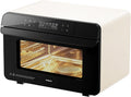ROBAM Toaster Oven Air Fryer Combo R-BOX White, 23QT Countertop Convection Steam Oven, Rapid Steam, Bake, Air Fry, Broil, Dehydrate, Defrost, Ferment, Steam Self-Clean, Touchscreen Control