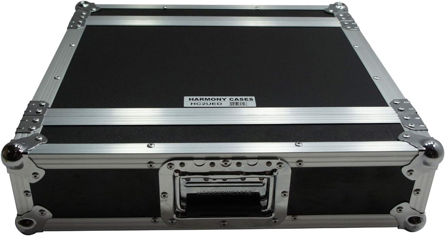 Harmony Audio Cases HC2UED Pro DJ Flight 2U FX Effect 16' Depth Road Vertical Case