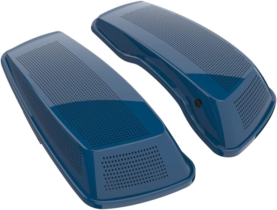 Advanblack Saddlebag Dual 6x9 Speaker lids, Audio Covers Fit for H-D Touring, Road Glide, Street Glide Special, Road King, 2014 2015 2016 2017 2018 2019 2020 2021 2022 2023