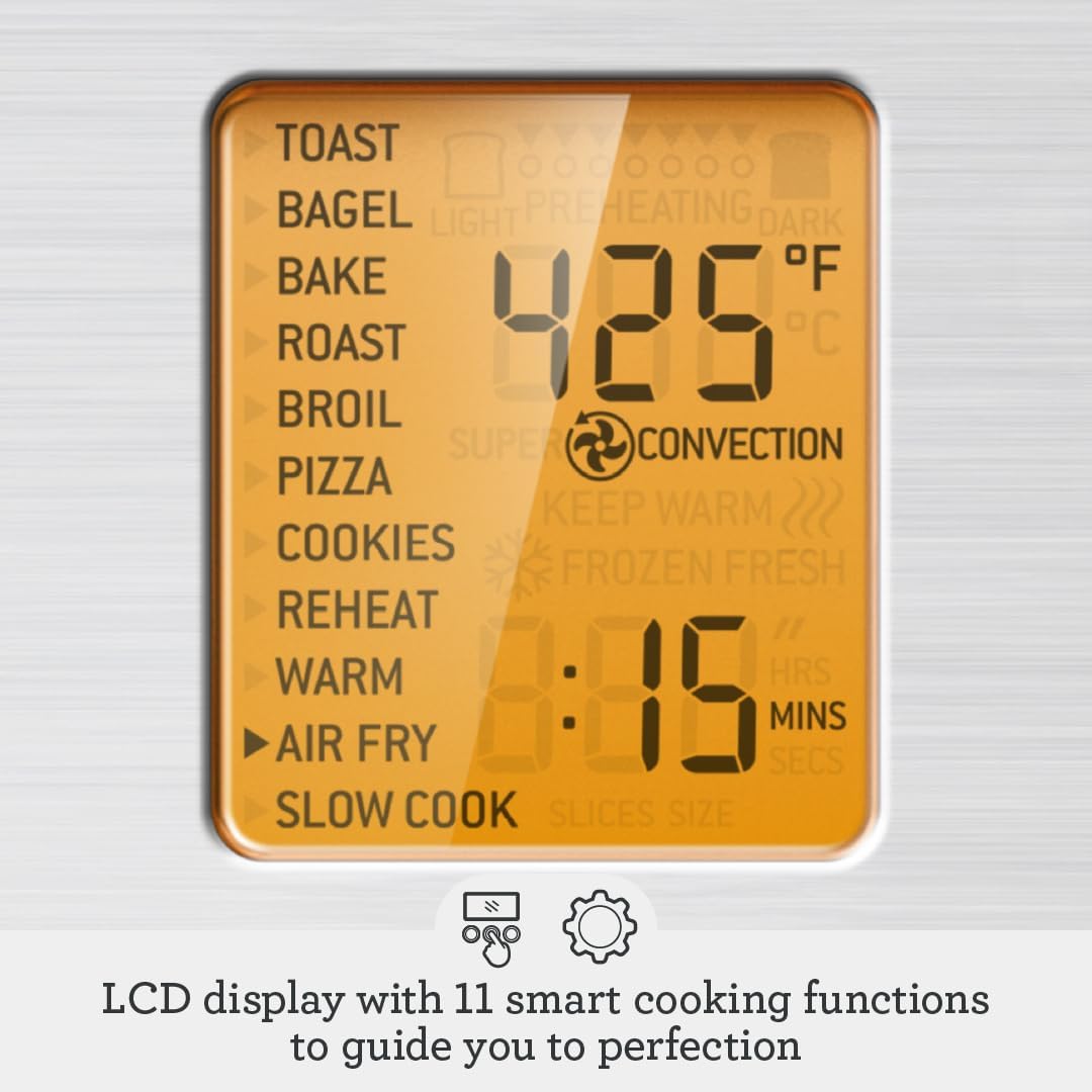 Breville BOV860BTR Smart Oven Air Fryer and Convection Oven, Black Truffle