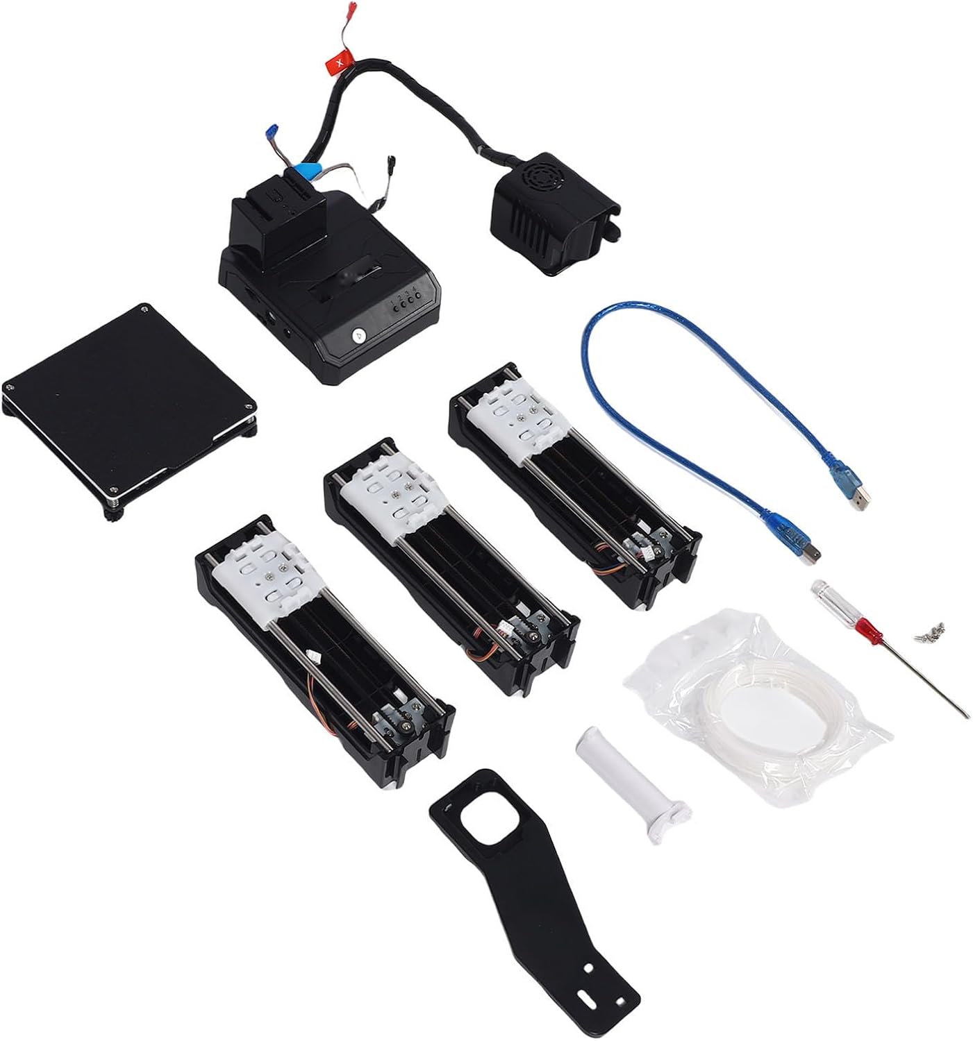 Gonetre Entry Level Beginners 3D Printer Fast Heating 4x4x4in Building Size 32 Bit 64 Bit 3D Printing Machine Beginner Friendly Mini Printer for Kids and Hobbyists (US Plug)