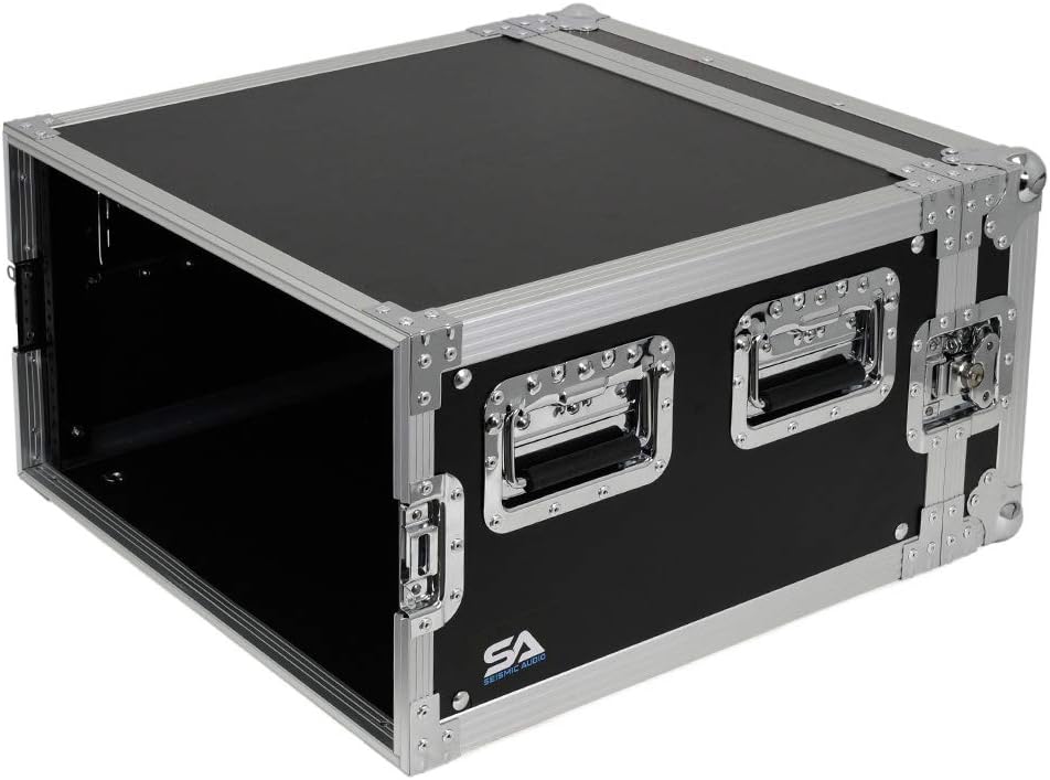 Seismic Audio - SA-PTR-6U - 6 Space Pro Audio DJ Road Rack Case - Pro Tour Grade